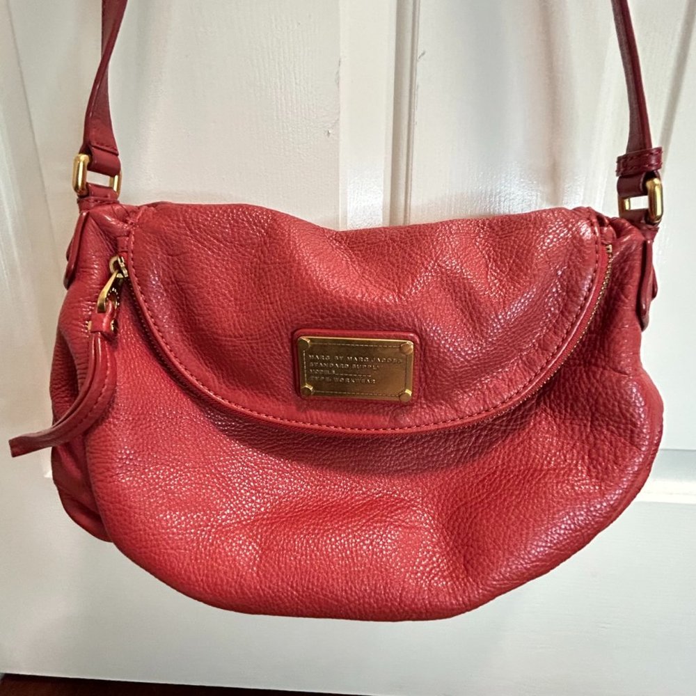 Marc by Marc Jacobs hobo bag in pebbled leather red / excellent condition
